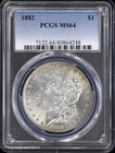 1882-P $1 Morgan Silver Dollar PCGS MS 64 | Uncirculated UNC BU
