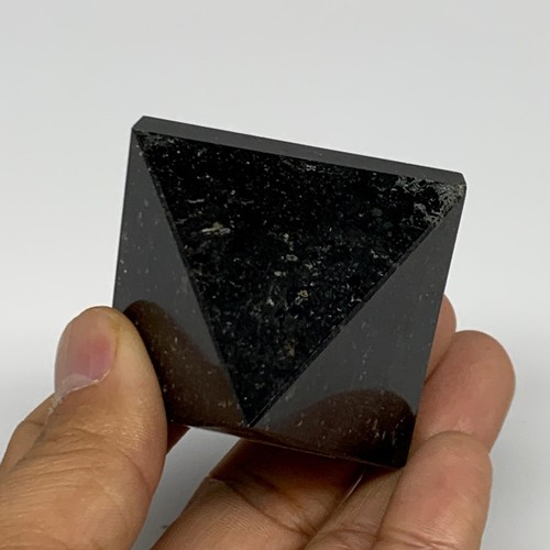 119.4g, 1.5"x1.8"x1.8", Black Tourmaline Pyramid Gemstone,Healing Crystal, B3184 - Picture 6 of 12