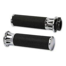 Arlen Ness Chrome Fusion Deep Cut Grips M-1328