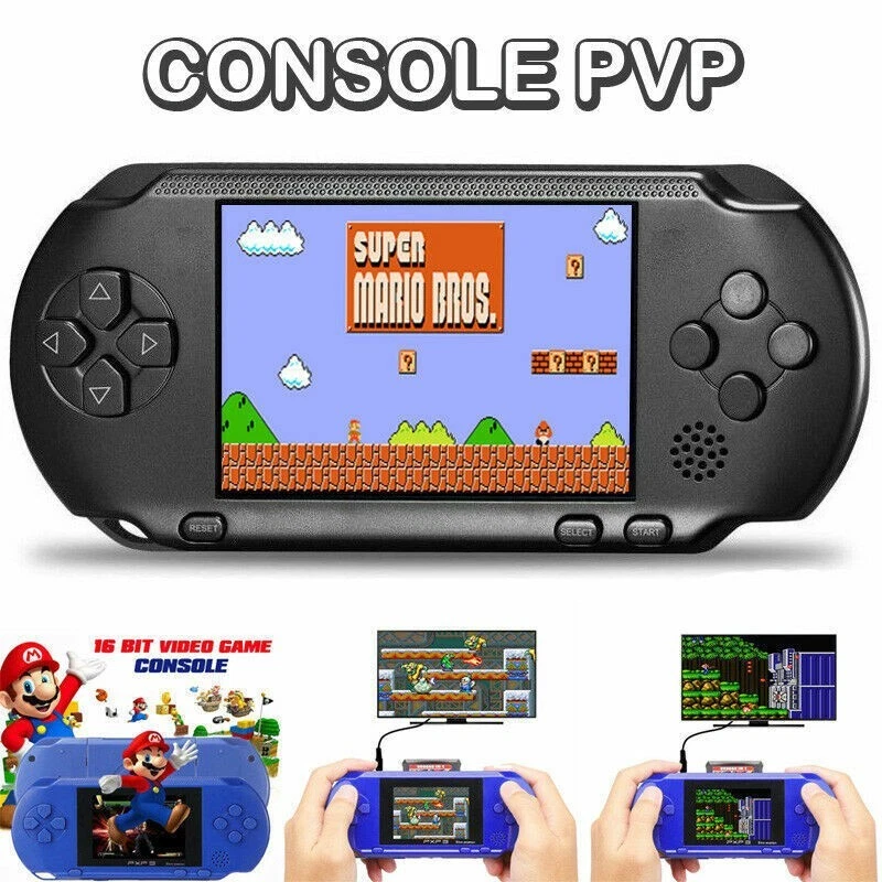 CONSOLE PORTATILE PVP STATION DISPLAY LCD 2,7 9000 GIOCHI VIDEOGIOCO GIOCO BIMBI - Immagine 2 di 4