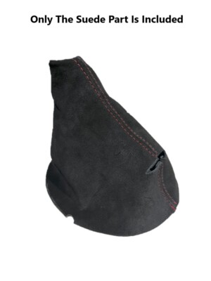 SUEDE Shift Boot Cover In Red Stitch For Chevrolet Corvette C5 V8 Z06 ...