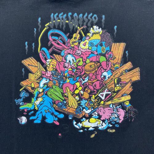 VERY RARE Jeff Grosso Santa Cruz T-Shirt Size LARGE Toy Box Attic Skateboarding - Picture 8 of 15