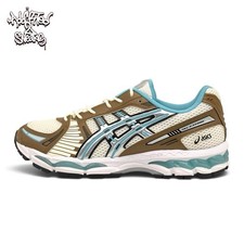 ASICS Gel Kayano 12.1 Cream Stillwater Brown/Silver Mens Size 9.5 [1203A827-101]
