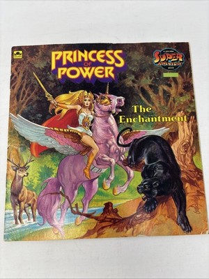 Golden Adventure Book Priness of Power The Enchantment Teddy Slater 1986 Mattel