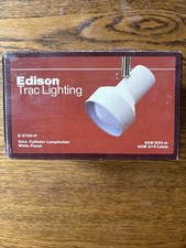 VINTAGE EDISON E 2701 P TRACK LIGHT WHITE (ne...