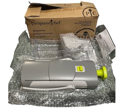 Pampered Chef Rapid-Prep Mandoline 100351 Open Box Complete Vegetable Slicer