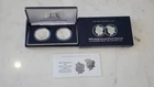 2025-S Reverse Proof $1 Morgan and Peace Silver Dollar 2pc Set Box ,OGP &