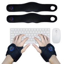 EXPOPROX-Wearable Wrist Rest Pads, 2 Pc. Set, Ergonomic Mouse and Keyboard Su...