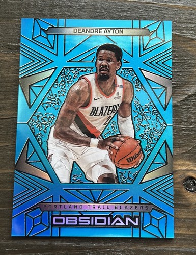 2024-25 Panini Obsidian Deandre Ayton Electric Etch Blue Flood /30 DD5 - Picture 1 of 2