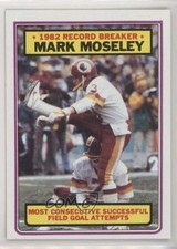1983 Topps Record Breaker Mark Moseley #5 0b3