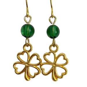 Authentic The Gilded Clover Of Eternal Fortune Talismanic Earrings