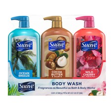 Suave Essentials Gentle Body Wash Variety Pack 3 pk 30 oz 0.75 per gallon