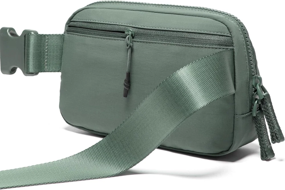 Belt Bag for Women Two-Way Zipper Cross Body Fanny Pack Fashion Waist Packs Ever