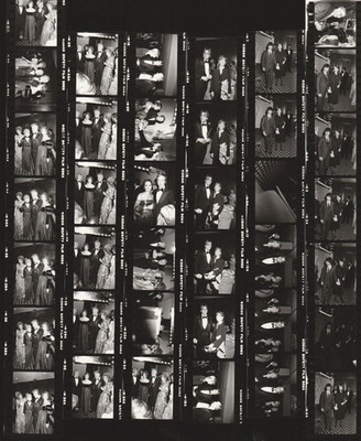 Contact Photo Sheet & Negatives Debby Boone Reynolds Koppel Todd Fisher Rogers