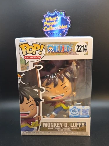 Funko Pop! Vinyl: One Piece - Monkey D. Luffy Exclusive #2214 Ships W/ Protector
