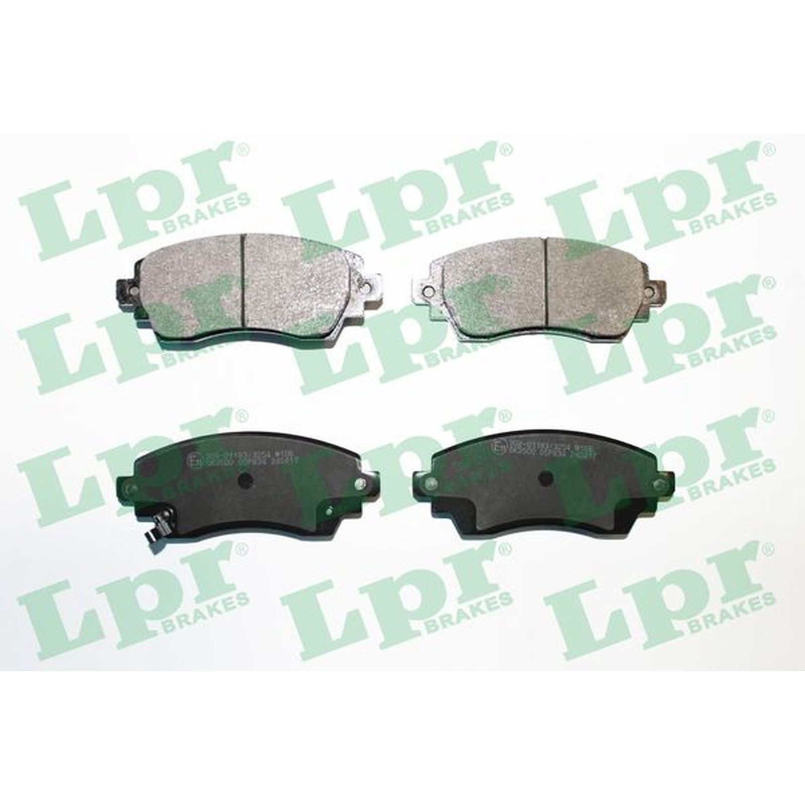 1x ORIGINAL® Lpr Bremsbelagsatz, Scheibenbremse Vorne für Toyota COROLLA