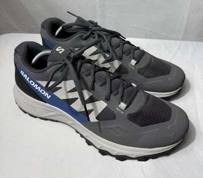 Salomon Outpath Grey White Blue Walking Trail Sneaker Herren Größe UK 9,5 EU 44