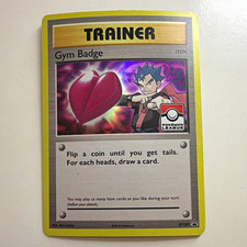 Pokemon TCG Trainer-Item Gym Badge (Brock) XY207 XY Holo Promo on eBay