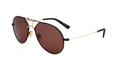 Tonino Lamborghini TL910S Black/gold 58/16/145 Herren Sonnenbrillen