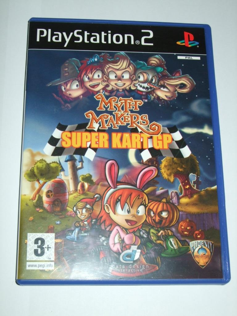 Myth Makers Super Kart GP No Manual  Playstation 2 PS2  ""FREE P&P""