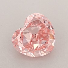1.12 Cts HEART Fancy Vivid Pink VS1 Clarity IGI CERTIFIED LAB GROWN CVD Diamond