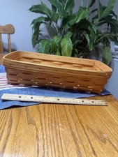 Vintage Longaberger Bread Basket. 2000. Made in USA hand woven. Cottage core