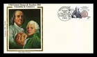 COVER US-SWEDEN TREATY 200TH ANNIVERSARY FDC COLORANO SILK CACHET