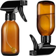 360° 4 OZ Amber Glass Spray Bottles 2 Pack