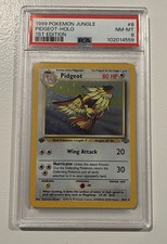 1999 POKEMON TCG JUNGLE PIDGEOT HOLO #8 1ST EDITION PSA 8