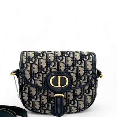 Dior Mini Bobby Black Beige Oblique (zz061726f3r)