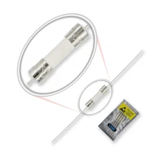 Vigor Source 20pcs Slow-Blow Axial Ceramic 6.3A 250V Lag Fuses 5x20mm