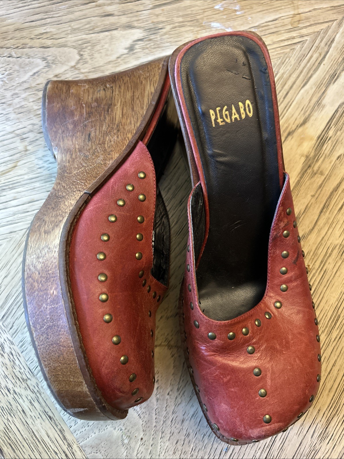 Vintage Platform Clogs 8 - image 2