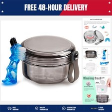 Leakproof Denture Case Denture Soaking Cup Fa...
