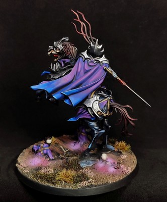 Vampire Lord on Nightmare Steed painted Warhammer AoS Soulblight
