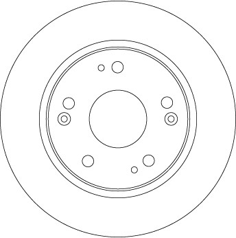 Disque de frein TRW DF4837 en fonte de carbone anti-vibration