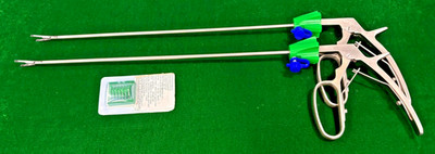 2pc Laparoscopic Hem-o-Lok Applier 5mmx330mm with Cartridge Reusable Instruments