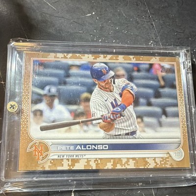 Topps 2022 Pete Alonso(New York Mets) #315 Camo 08/25 MLB Card