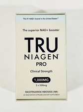Tru Niagen PRO 1000mg NAD Supplement - 30 Servings / 60 Capsules EXP 02/28