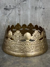 NEW John Derian Target Gold Crown Tree Collar  27" Christmas Decor RARE SOLD OUT