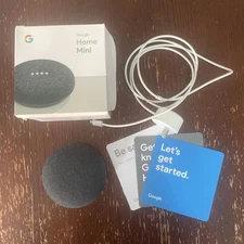 Google Home Mini Smart Assistant - Charcoal (GA00216-US) - NEW OPEN!