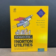 Symantec The Norton Utilities Version 8.0 Windows DOS Factory Sealed