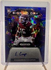 2024 Prizm Draft Picks: EDGERRIN COOPER (RC) Auto - Blue Cracked Ice SP 10/75💎