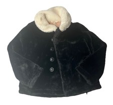 Matilda Jane Just Imagine Artis Girls Faux Fur Coat Size 8