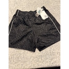 DSG Youth Woven Soccer Shorts Black Athletic Performance Size M NWT