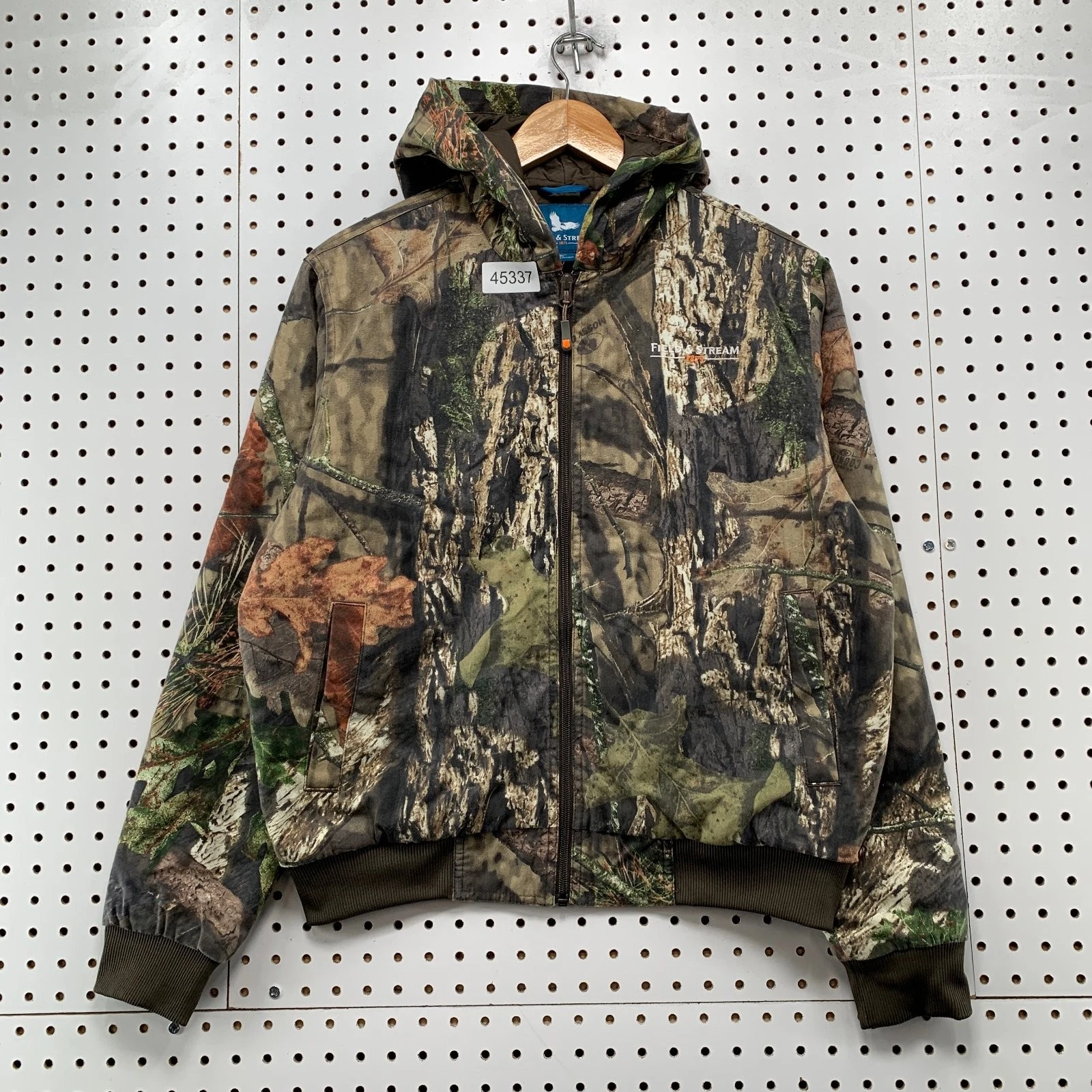 Field & Stream Camo Jacket Youth XL Camouflage Outdoor Hooded Hunt FIshing