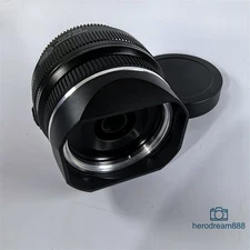 Lens Hood with Cap For Fujifilm GF50 Lens Hood Aluminum Alloy Black Color New 