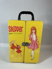 Vintage Skipper Barbie s Little Sister Yellow Doll Carrying Case 1960s Mattel