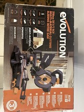 Evolution R210SMS+ 210mm Sliding Mitre Saw With TCT Multi-Material Cutting Blade