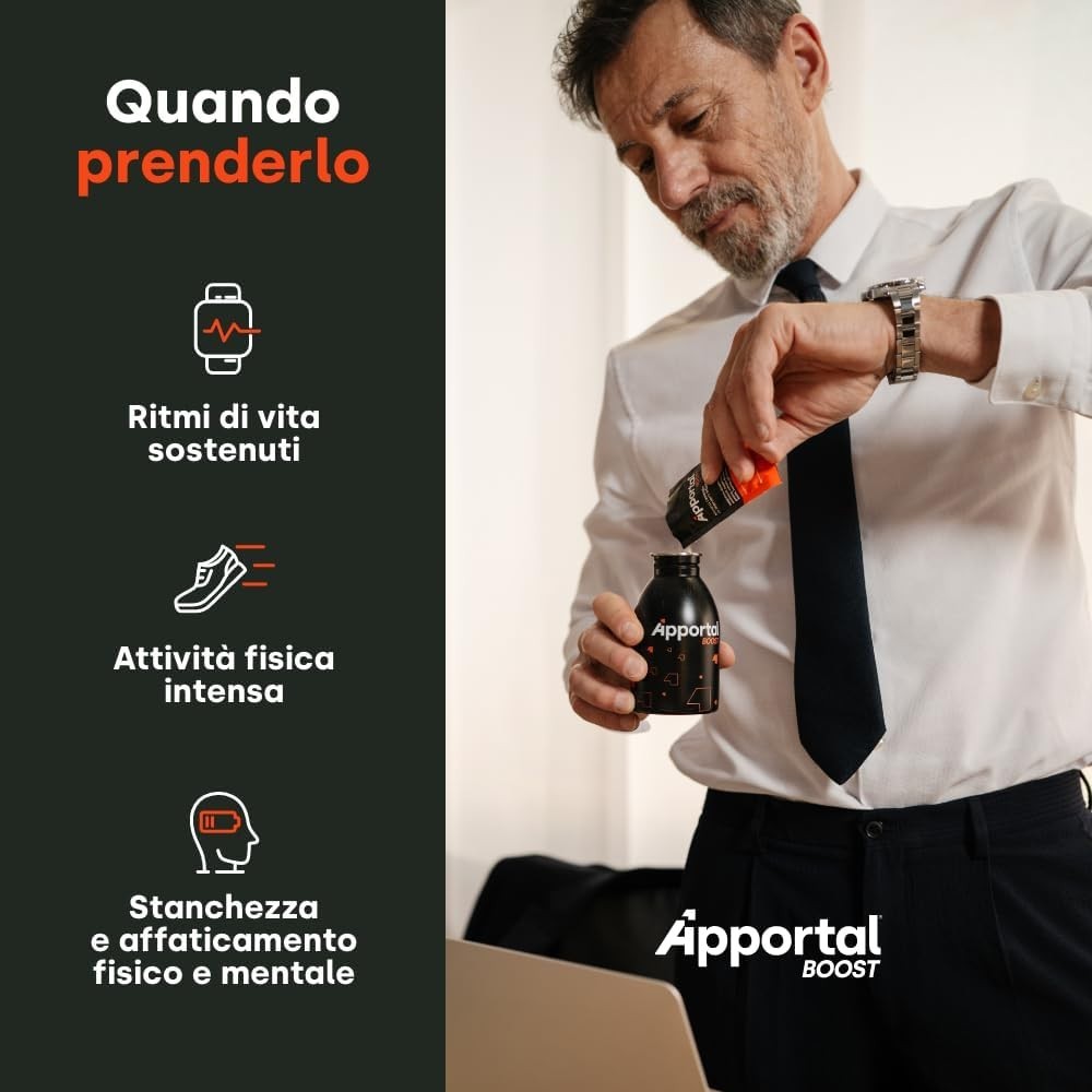 Apportal BOOST Pharmanutra 14Bust - Energia Istantanea e Focus - 3