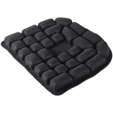 Press-Type Inflatable Seat Cushion - Air Pressure Relief Cushion, Ergonomic T...